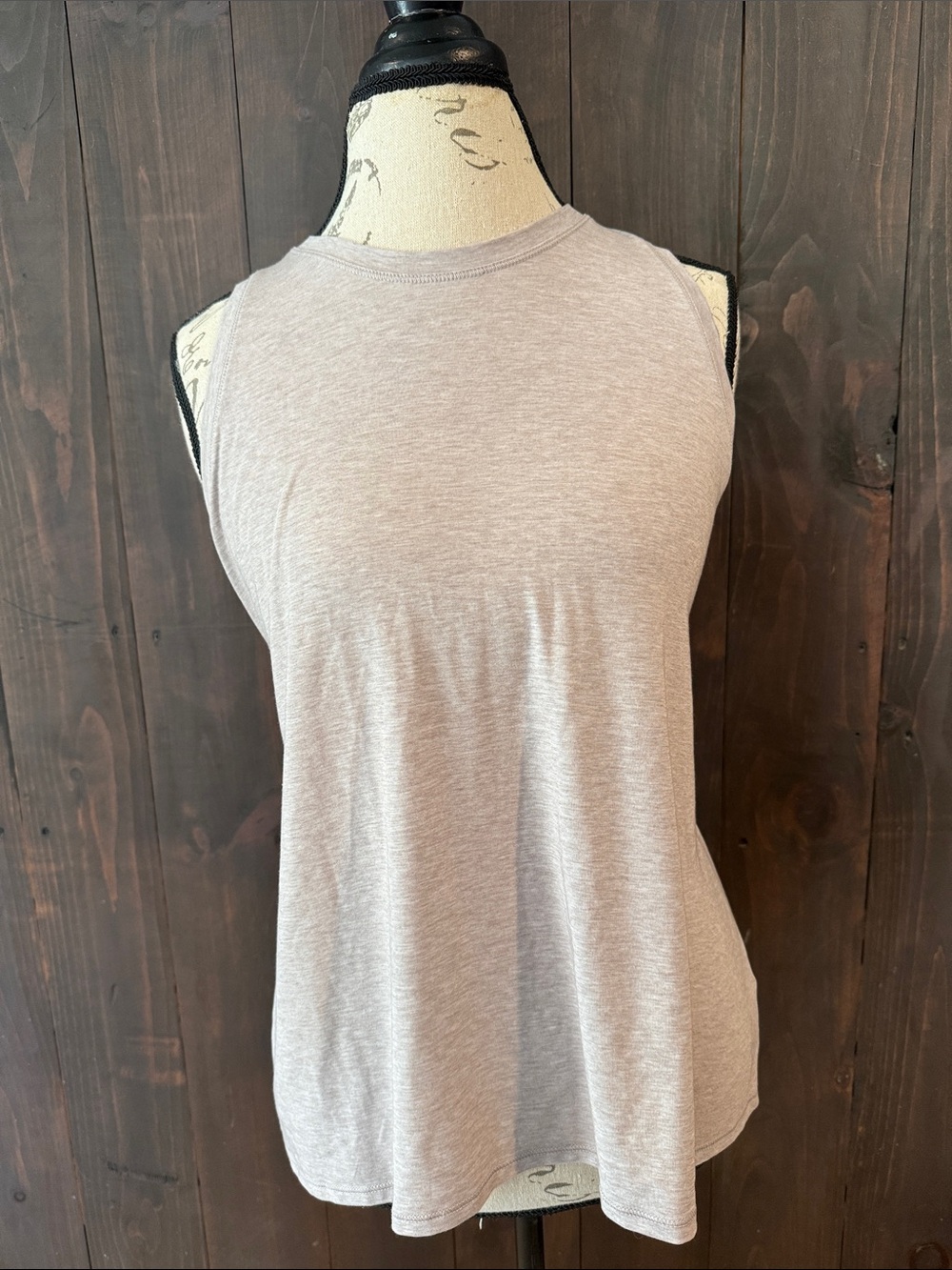 GAP Sleeveless Swing Tank - Light Mauve Gray